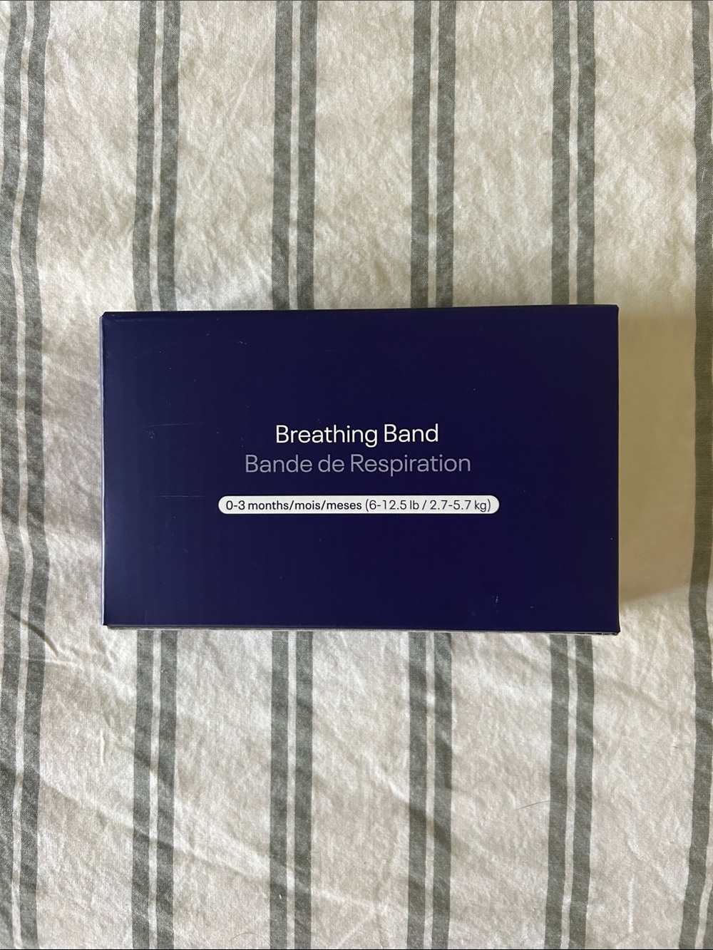 NANIT Breathing Band - Navy Blue Baby Respiratory Aid